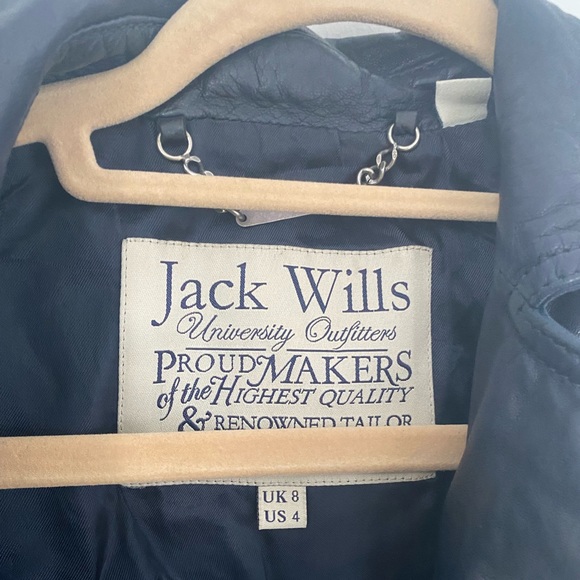Jack Wills leather vest -size 4 - Picture 2 of 6